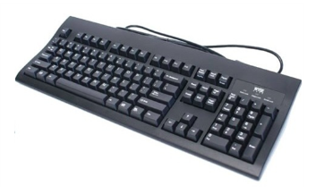 Dell Wyse Enhanced  Portuguese Version Wired Standard Keyboard PS2 Interface Colour Black